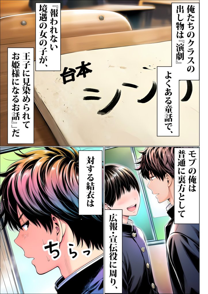 【エロ漫画】罰ゲームで地味ブスに嘘告白したら、孕ませちゃって結婚することになった2 8ページ目