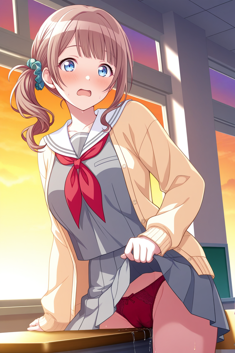 【二次エロ】プロセカキャラが角オナしてるのバレちゃうエロ画像【プロジェクトセカイ！】