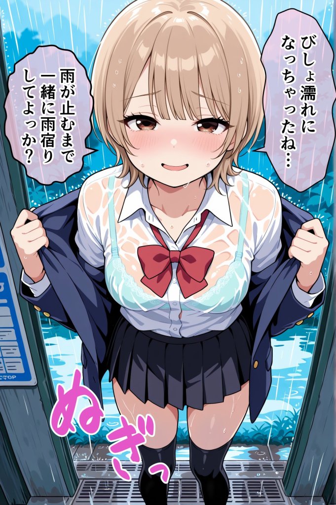 【エロ同人】みんながシビれて憧れる圧倒的1軍女子を独り占め!天然系清楚風彼女とあまあまいちゃらぶ純愛セックス