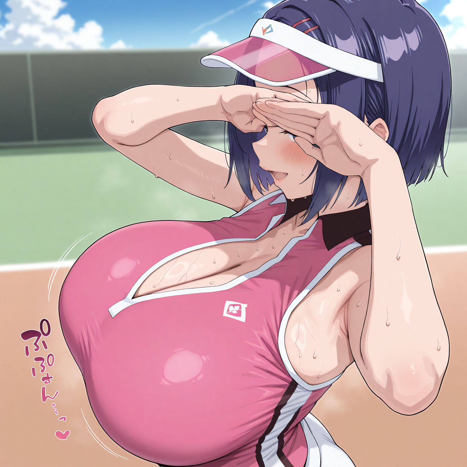 スポーティな衣装でおっさんとエッチする春菜ちゃん♥ (2/20)