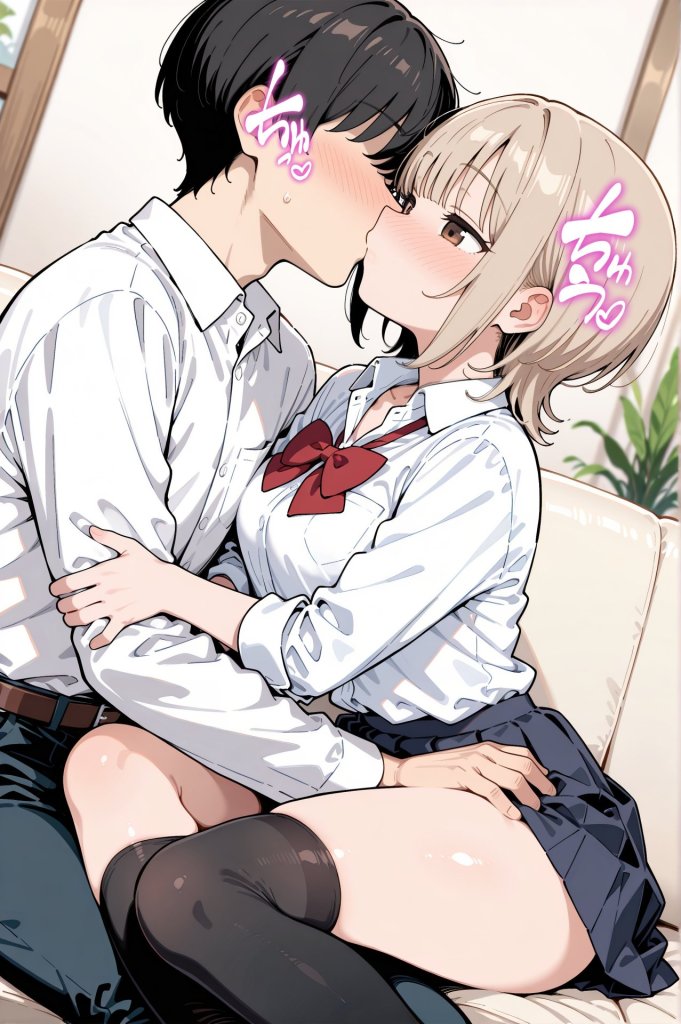 【エロ同人】みんながシビれて憧れる圧倒的1軍女子を独り占め!天然系清楚風彼女とあまあまいちゃらぶ純愛セックス