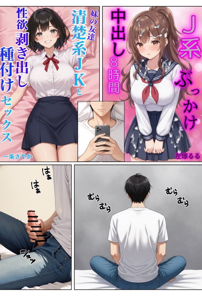 【エロ漫画】俺を好きすぎる妹がベロキス中出し懇願してくるので精液まみれにして孕ませてしまった話