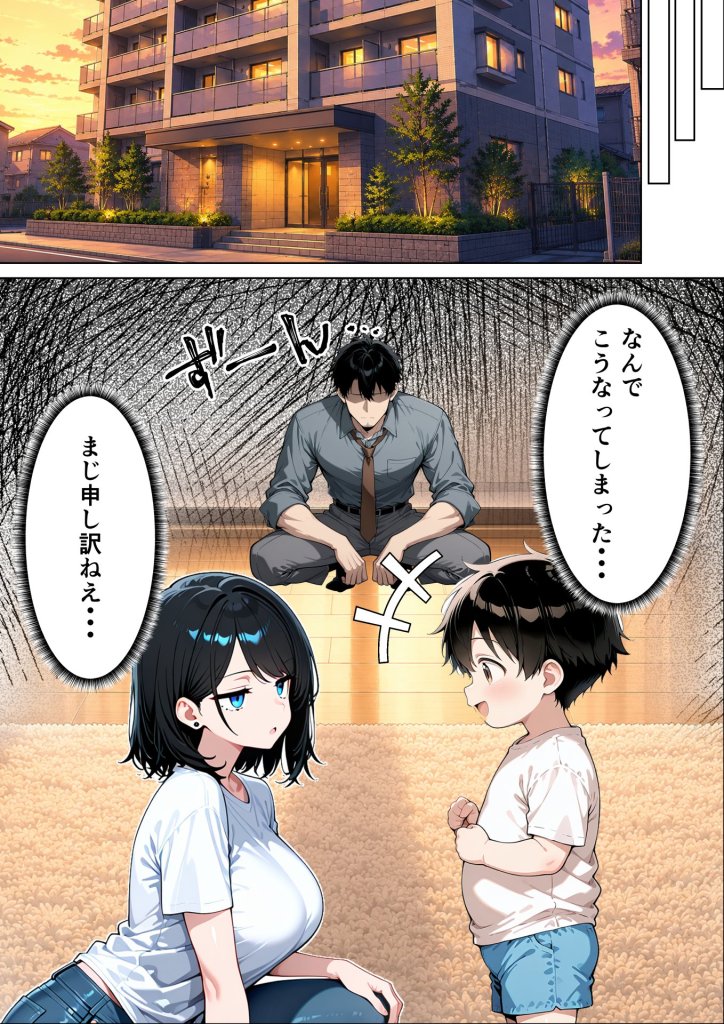【エロ漫画】バツイチ子持ちの俺が見た目120点のツンデレダウナー保育士に本能剥き出しで種付けした話
