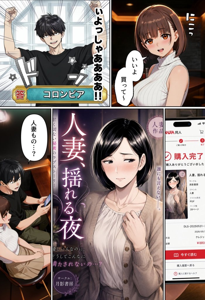 【エロ漫画】マチアプでコミケ帰りのムチムチ女エロ漫画家とマッチして、エロ漫画みたいなセックスした話www