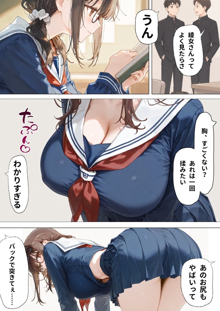 【エロ漫画】部活の清楚後輩となし崩しで処女童貞エッチしたら、実はドスケベだった2〜2週間我慢したらご褒美生エッチ〜