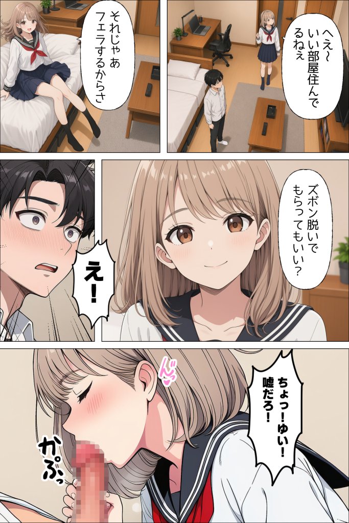 【エロ漫画】指名は卒アルの中で  卒業アルバムに載っている元同級生しか在籍していないデリヘル店