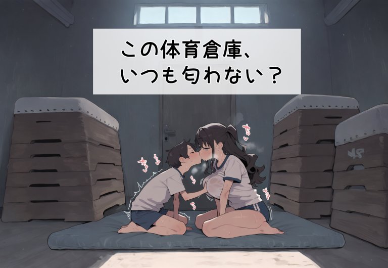 【二次エロ】この体育倉庫、いつも匂わない?
