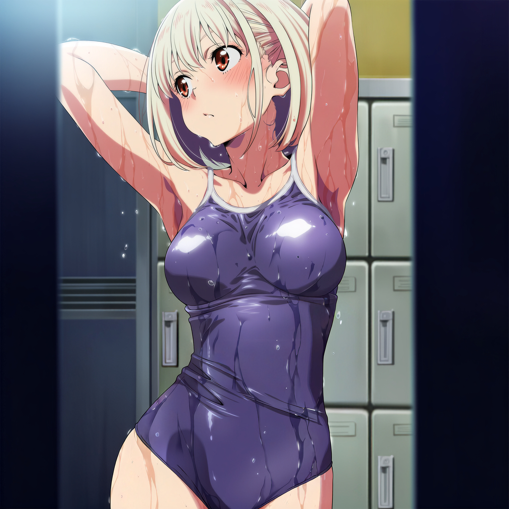錦木千束 スク水盗撮おっぱいぼろん (2/14)
