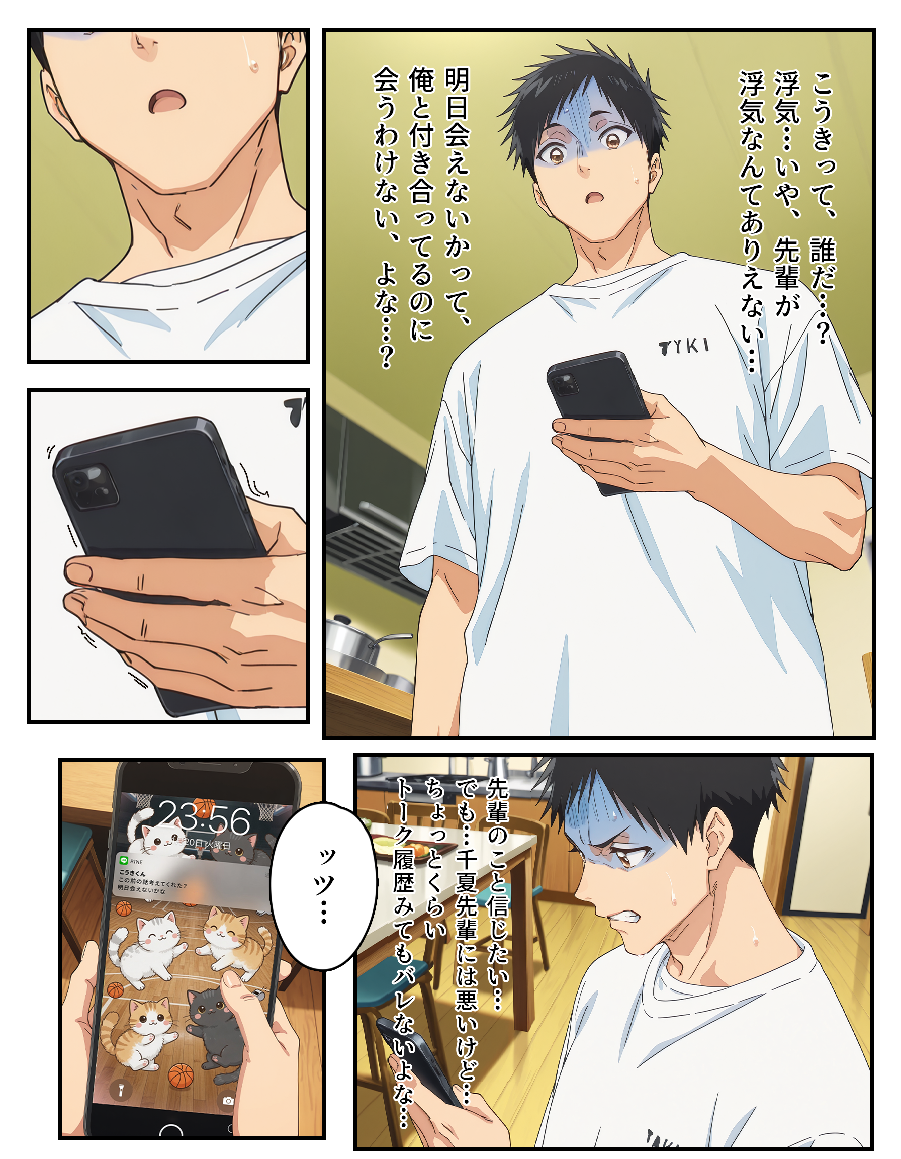 千夏先輩の元カレとのハメ撮りを見つけてしまった… (11/54)