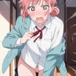 【画像】蝶野雛のラッキースケベエロ画像集