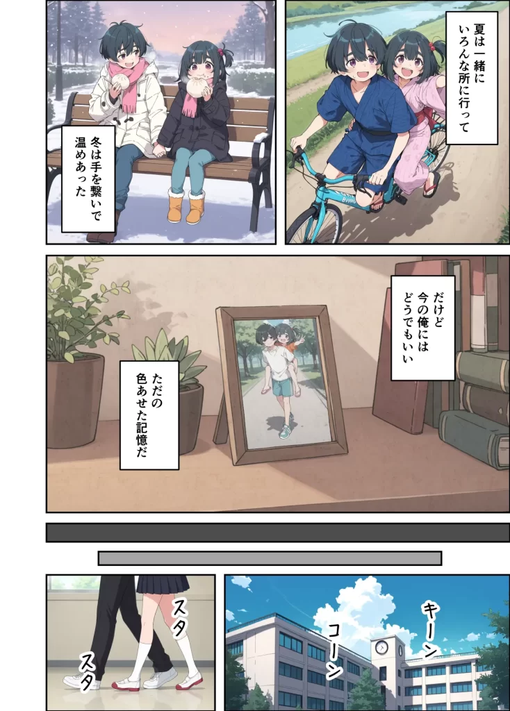 【エロ漫画】むちシコボディの妹に勃起がバレたことをきっかけにむちむち密着イチャラブセックスする話