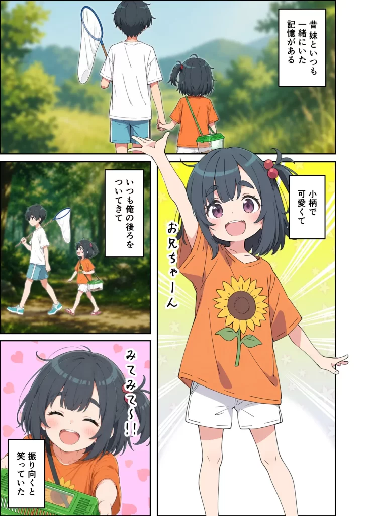 【エロ漫画】むちシコボディの妹に勃起がバレたことをきっかけにむちむち密着イチャラブセックスする話