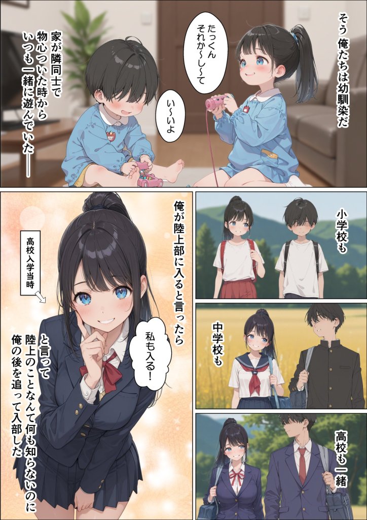 【エロ漫画】BSS〜ずっと好きだった陸上部エース〜他人棒でメス堕ち済みだった話