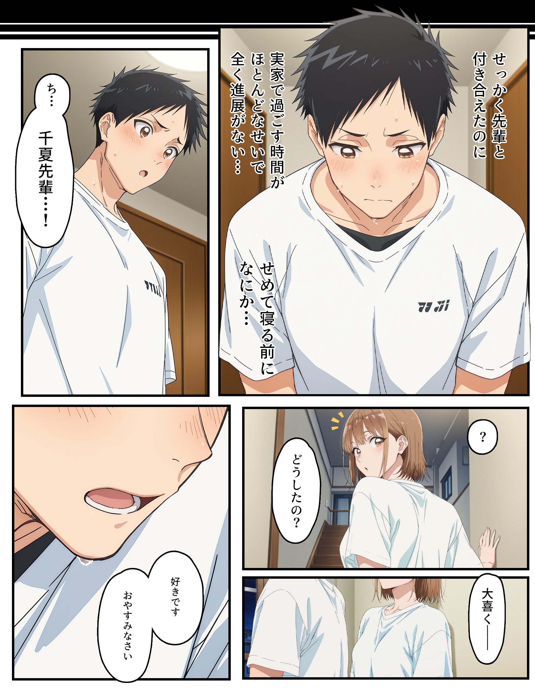 千夏先輩の元カレとのハメ撮りを見つけてしまった… (4/54)