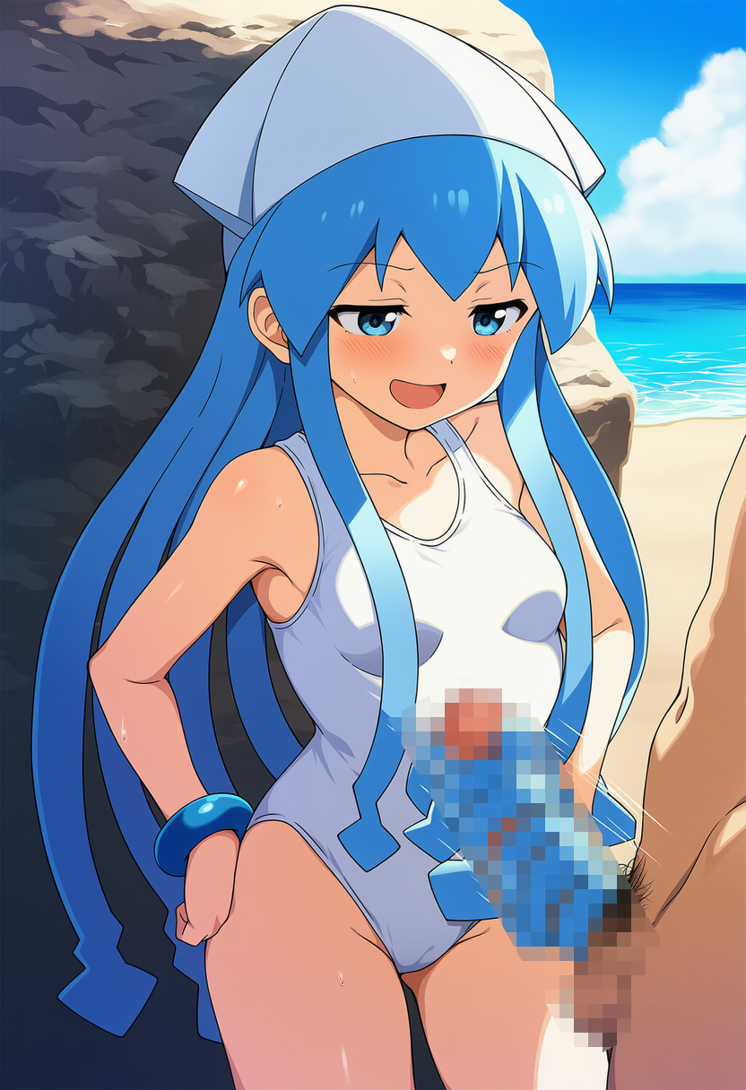 イカ娘/触手コキ (10/14)