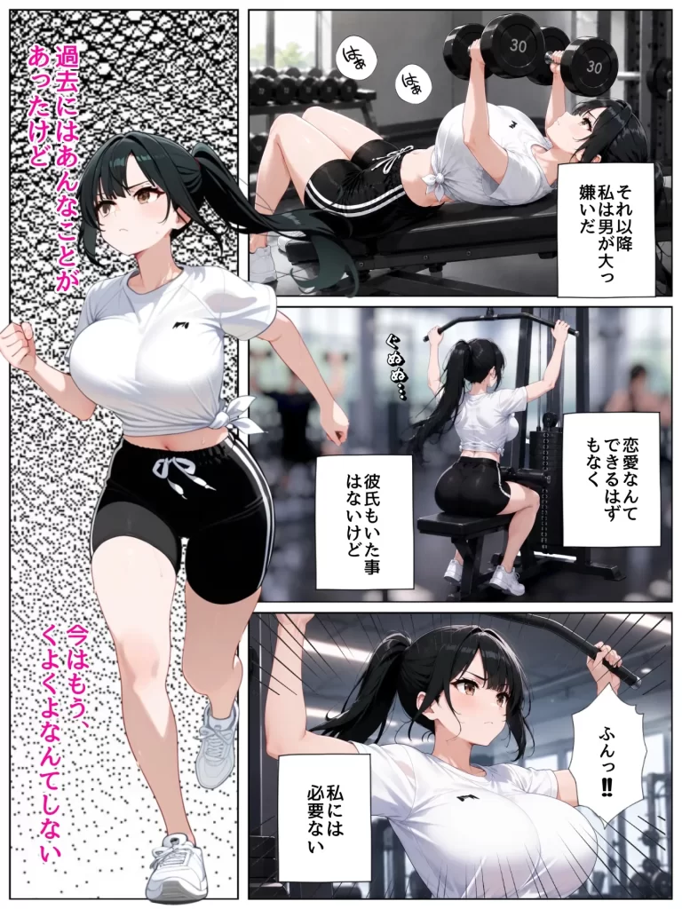 【エロ漫画】男嫌いな新卒警官を監&times;してマゾメス化させた結果