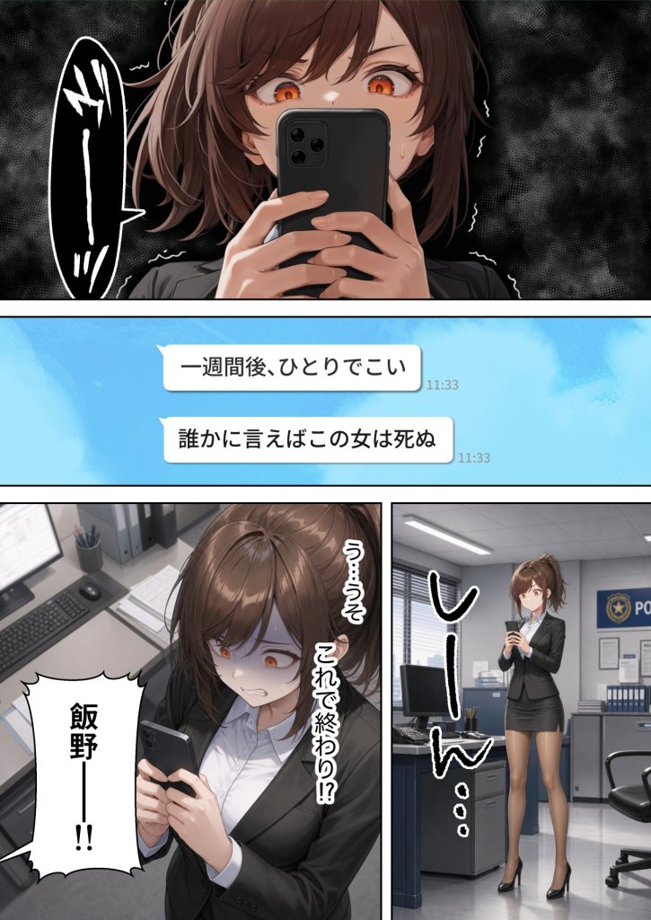 【エロ漫画】目隠師〜女刑事を連れ去って目隠し拘束調教する男〜【新人刑事肉人形化編】