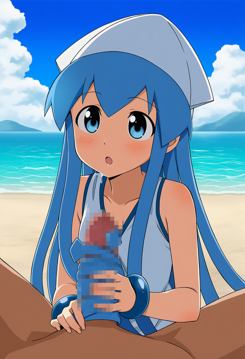 イカ娘/触手コキ (8/14)