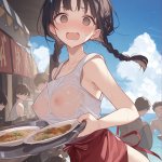 【二次エロ】海の家のえろサービス♥