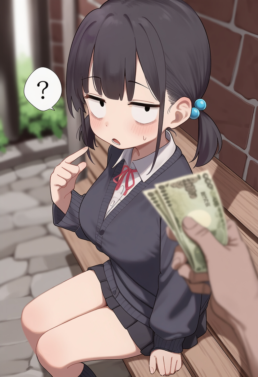 【二次エロ】冴えないおんなのこと援交中出しえっち♥