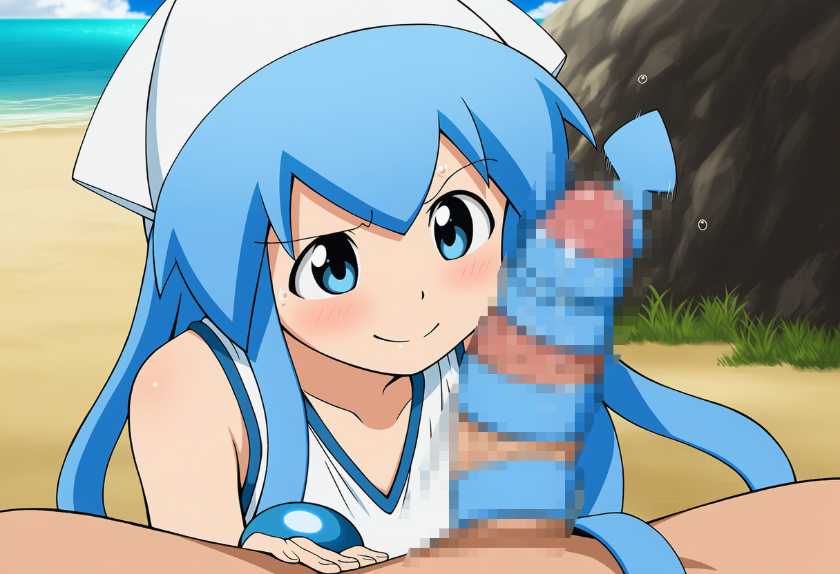イカ娘/触手コキ (5/14)