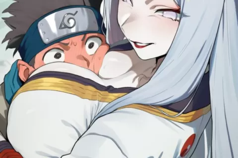 【画像】大筒木カグヤのでっけえおっぱいに埋まりたいエロ画像