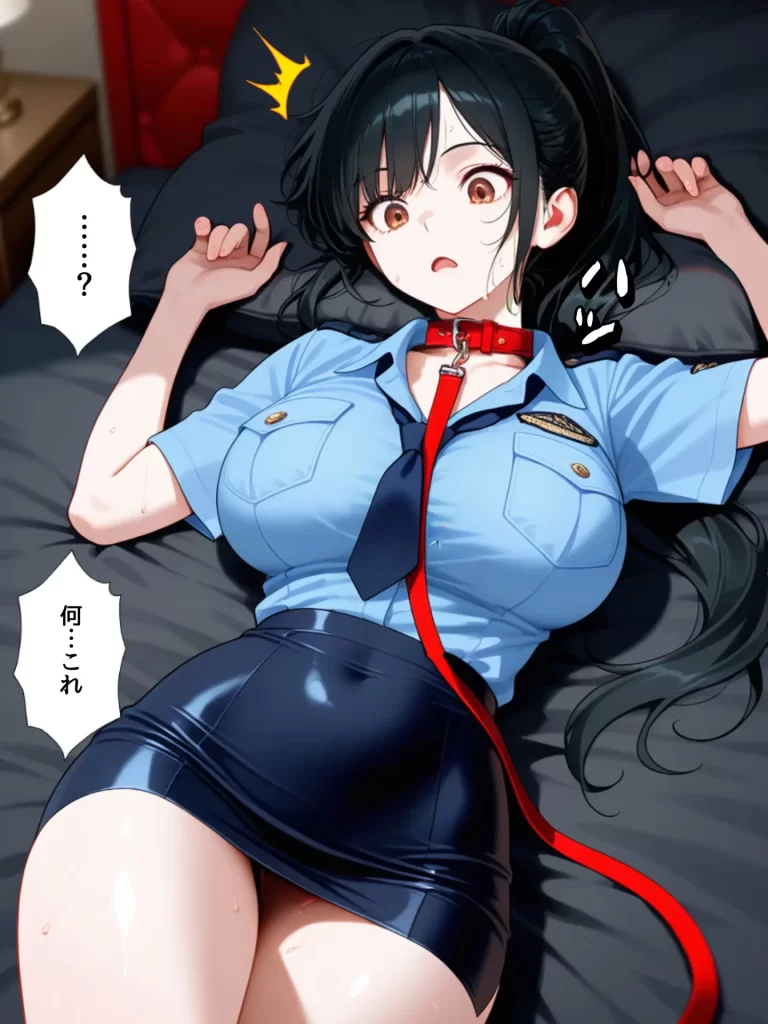 【エロ漫画】男嫌いな新卒警官を監&times;してマゾメス化させた結果