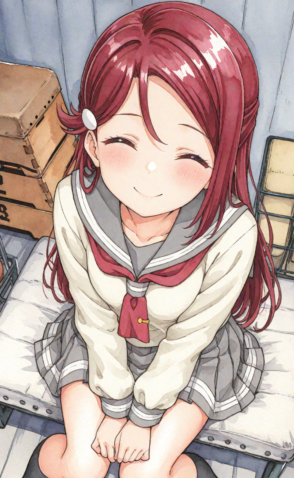 健気で初心すぎる桜内梨子ちゃんとHしたい!―体育倉庫でH編― (2/48)