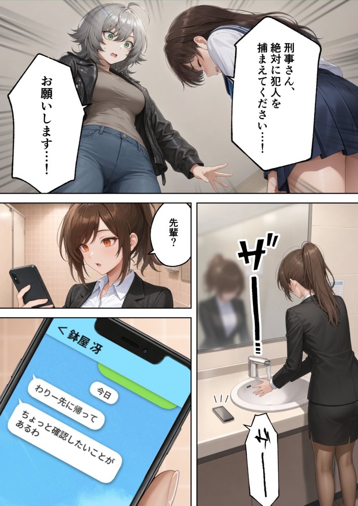 【エロ漫画】目隠師〜女刑事を連れ去って目隠し拘束調教する男〜【新人刑事肉人形化編】