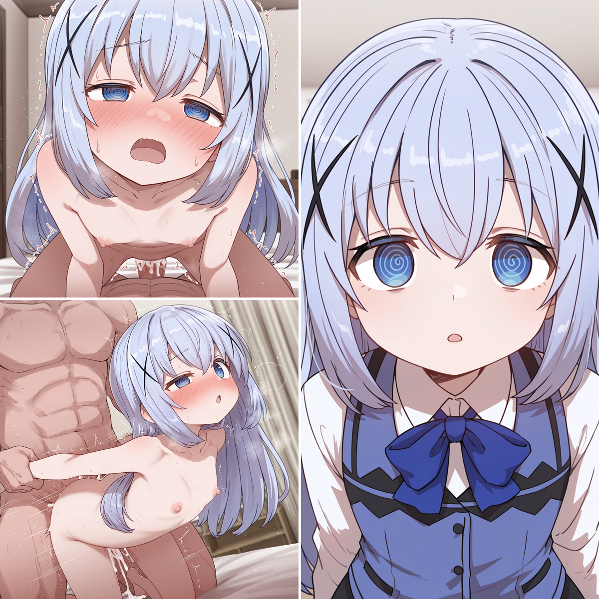【画像】チノちゃんに催眠でエロいことするエロ画像♥