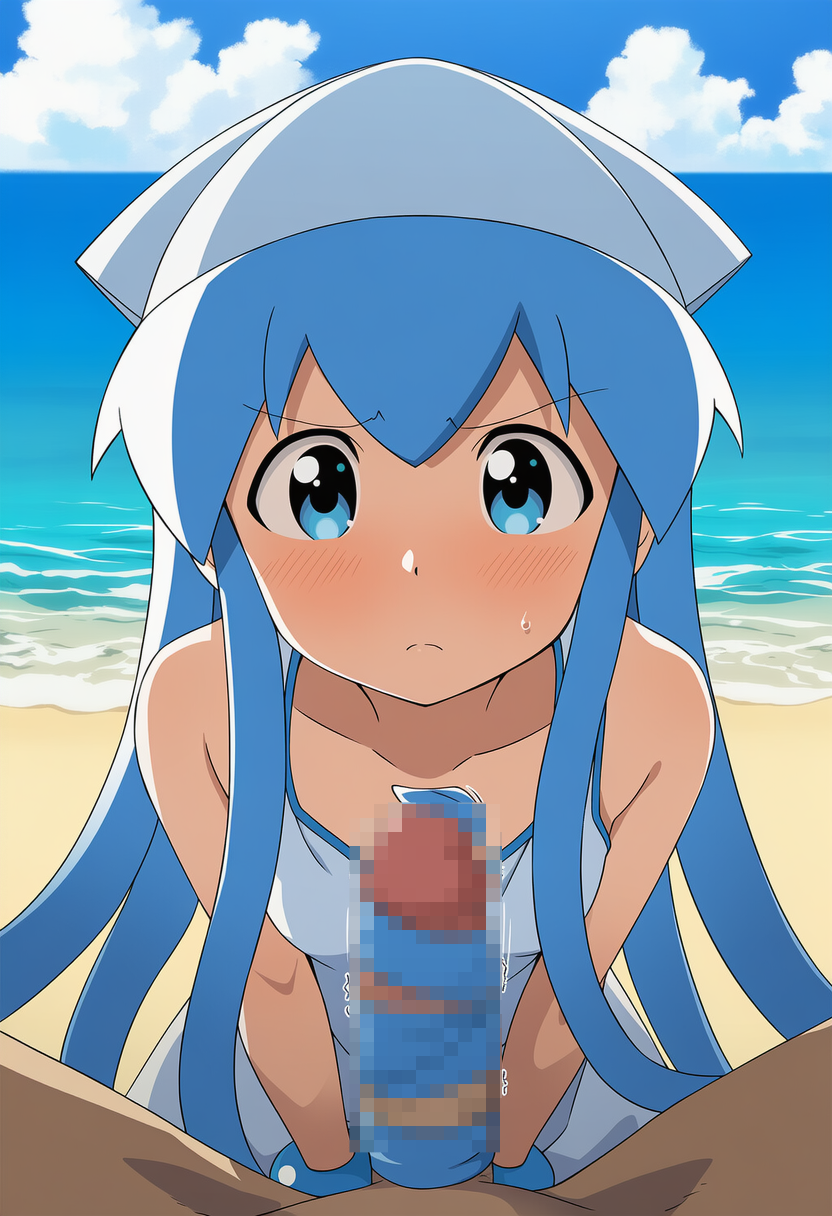 イカ娘/触手コキ (7/14)