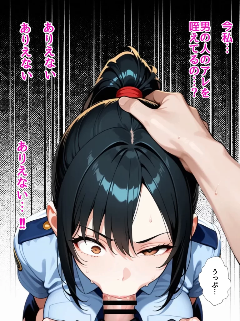 【エロ漫画】男嫌いな新卒警官を監&times;してマゾメス化させた結果