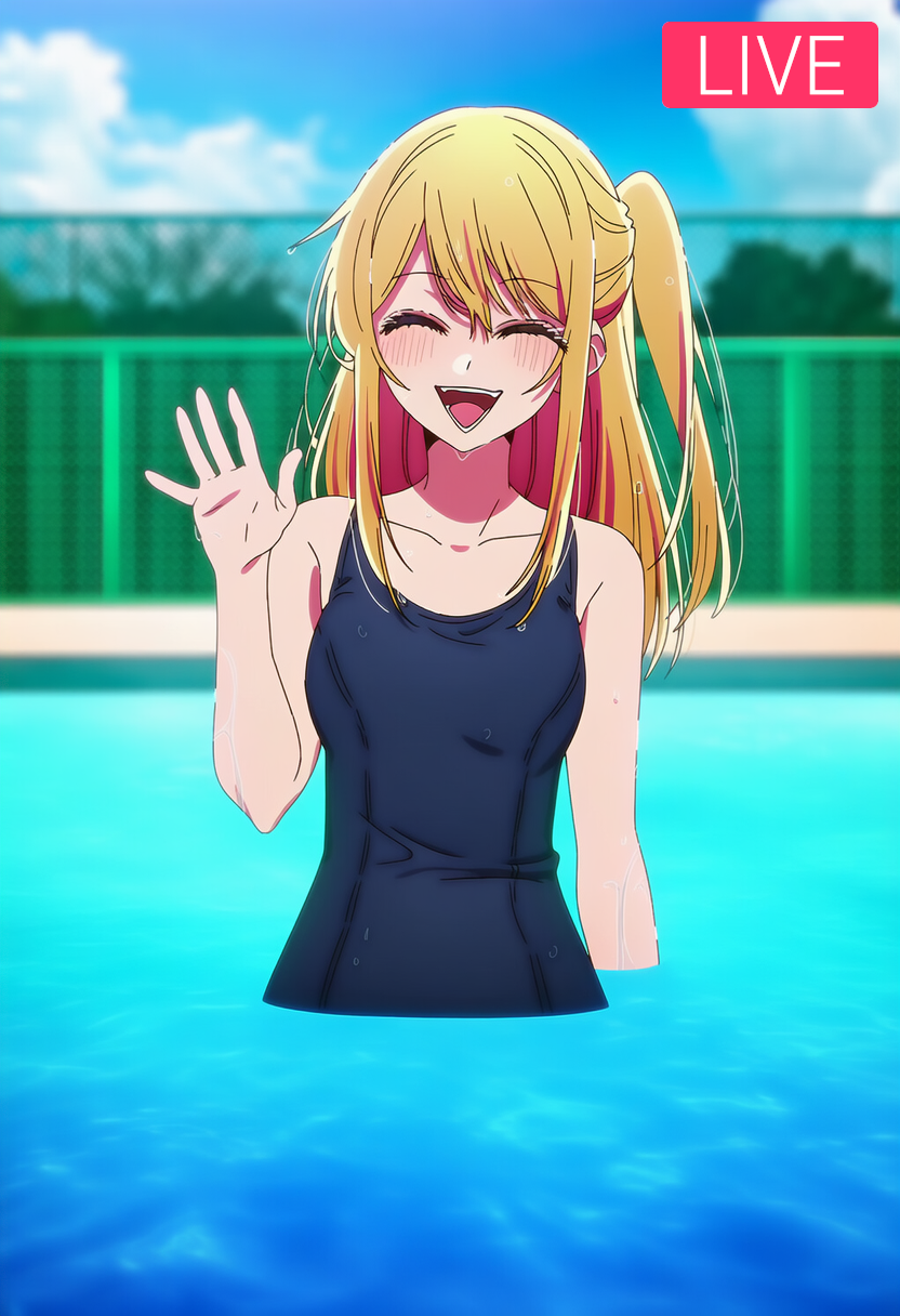 星野ルビー 溶ける水着ドッキリ (2/11)