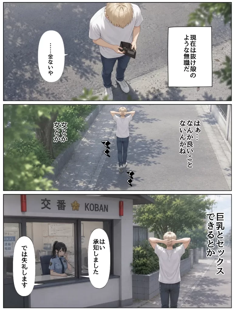 【エロ漫画】男嫌いな新卒警官を監&times;してマゾメス化させた結果