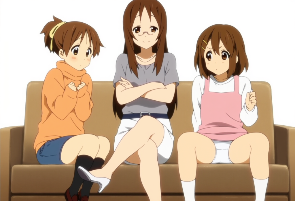 【画像】平沢姉妹とさわ子先生のおぱんつ・・・