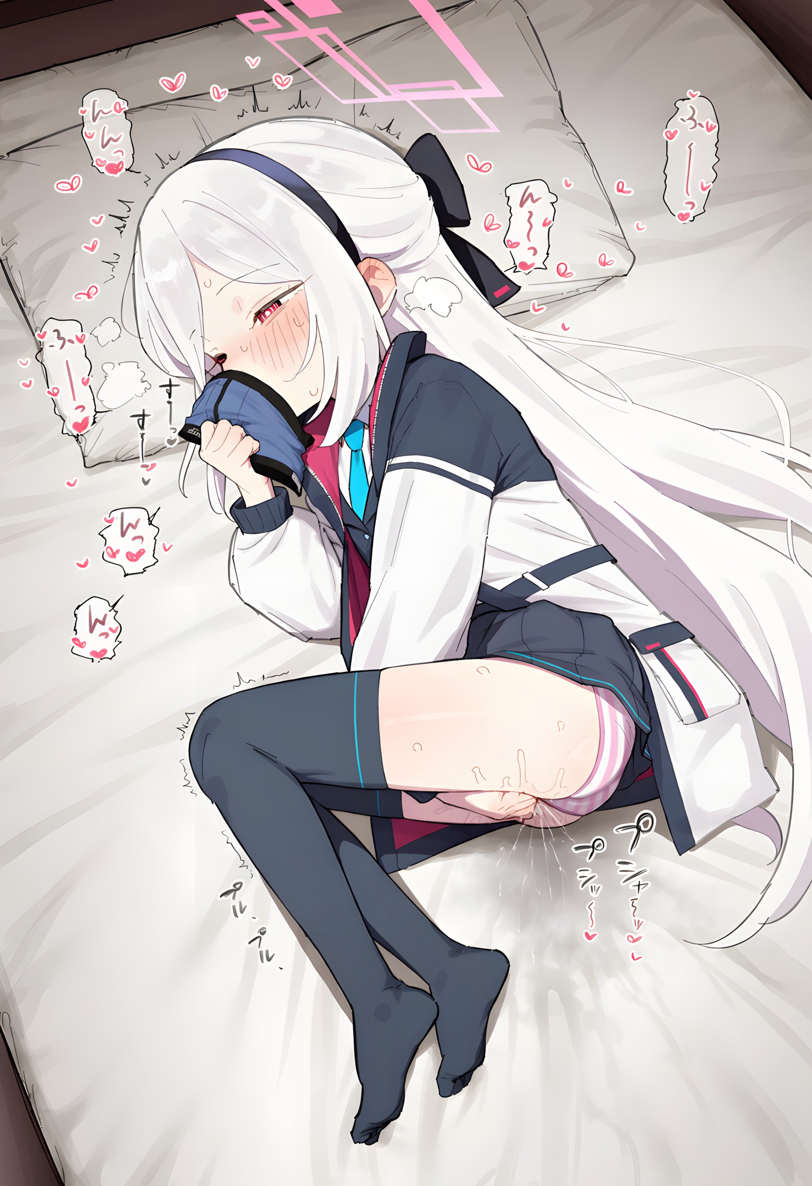 【画像】天童ケイちゃんが先生のパンツの匂いでオナってるエロ画像