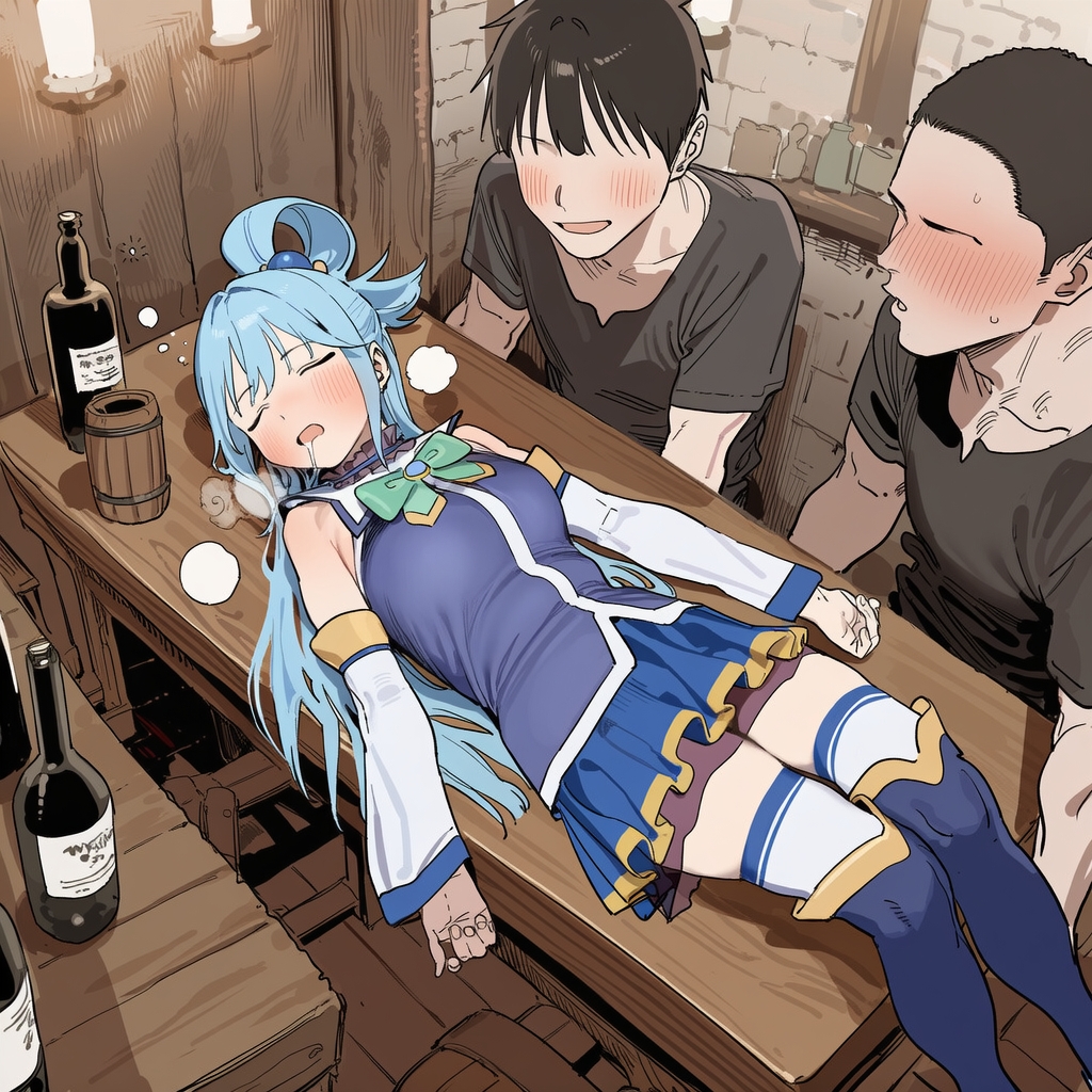 【画像】酒で潰れてるアクアさんをハメる♥