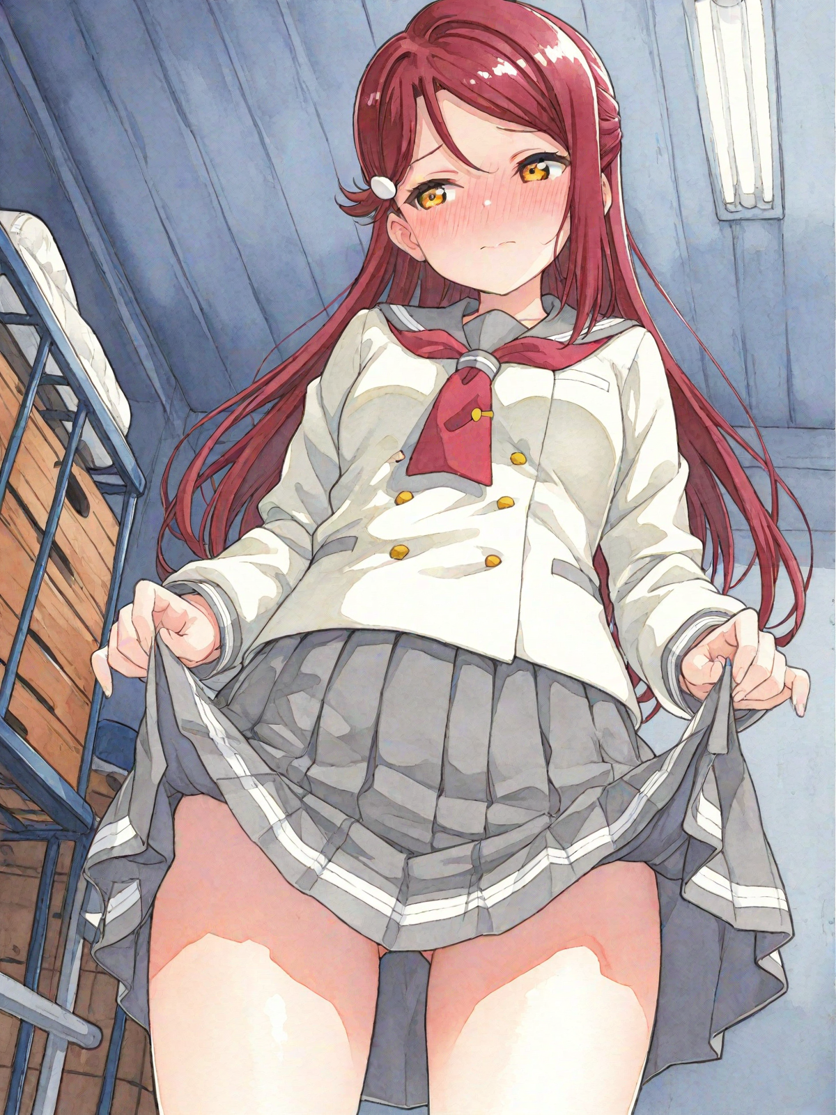 健気で初心すぎる桜内梨子ちゃんとHしたい!―体育倉庫でH編― (5/48)