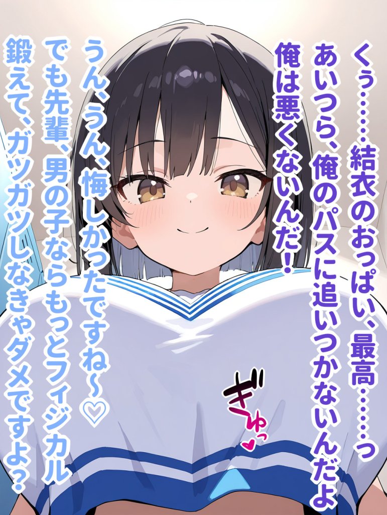 【エロCG集】チア部の爆乳後輩に禁欲生活を強いられる日々から試合に勝ってご褒美中出しえっちさせてもらう話