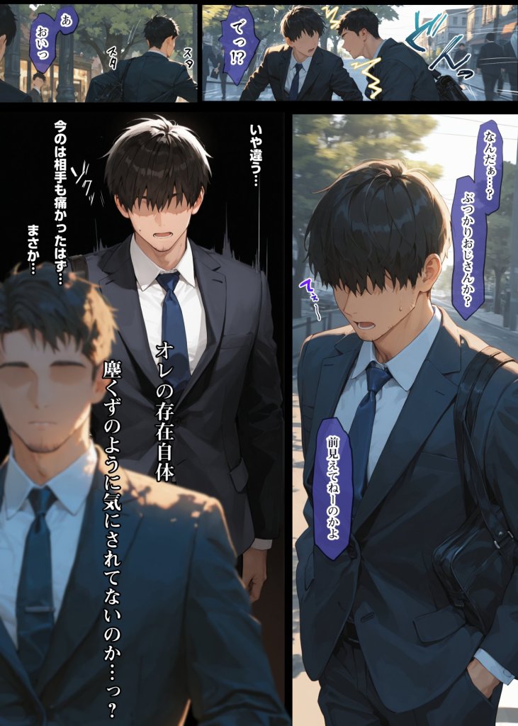 【エロ漫画】認識阻害！未来百貨店から贈られてきた「塵くずぐすり」で誰もボクに気付かない