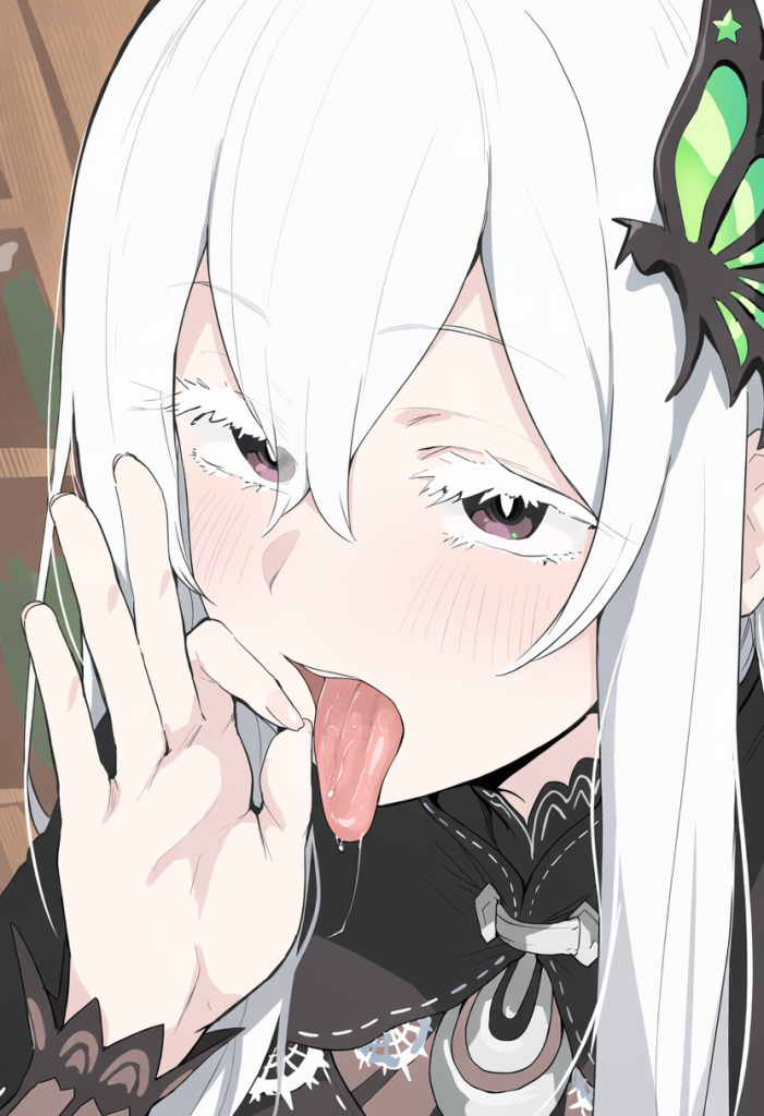 【二次エロ】フェラ素振りしてくれる女の子のエロ画像まとめ