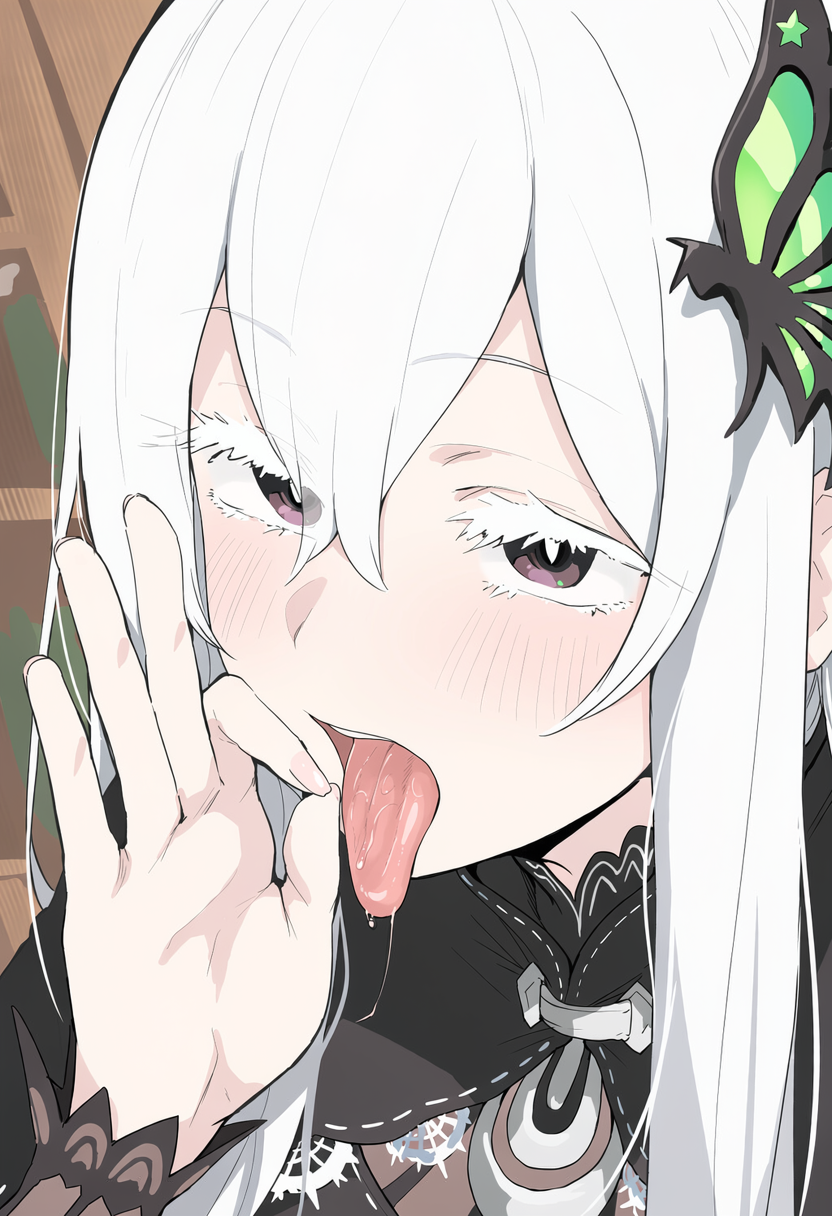 【二次エロ】フェラ素振りしてくれる女の子のエロ画像まとめ