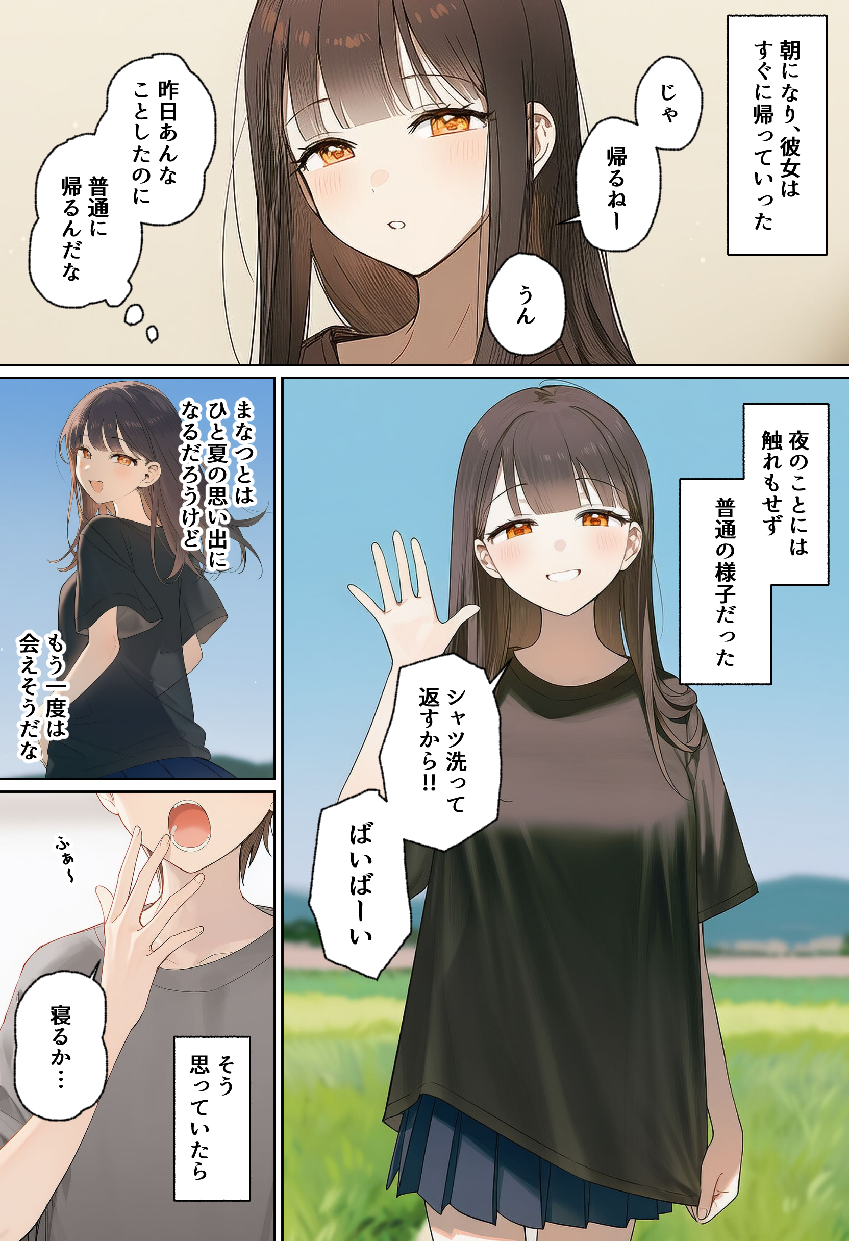 田舎で出会った美少女と気づけば中出しエッチしちゃってた話 (20/24)
