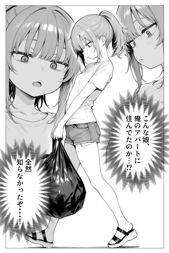 【エロ漫画】隣の部屋の退廃〇リBBA