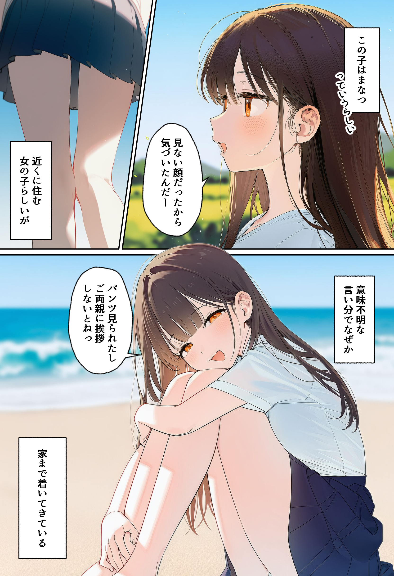 田舎で出会った美少女と気づけば中出しエッチしちゃってた話 (5/24)