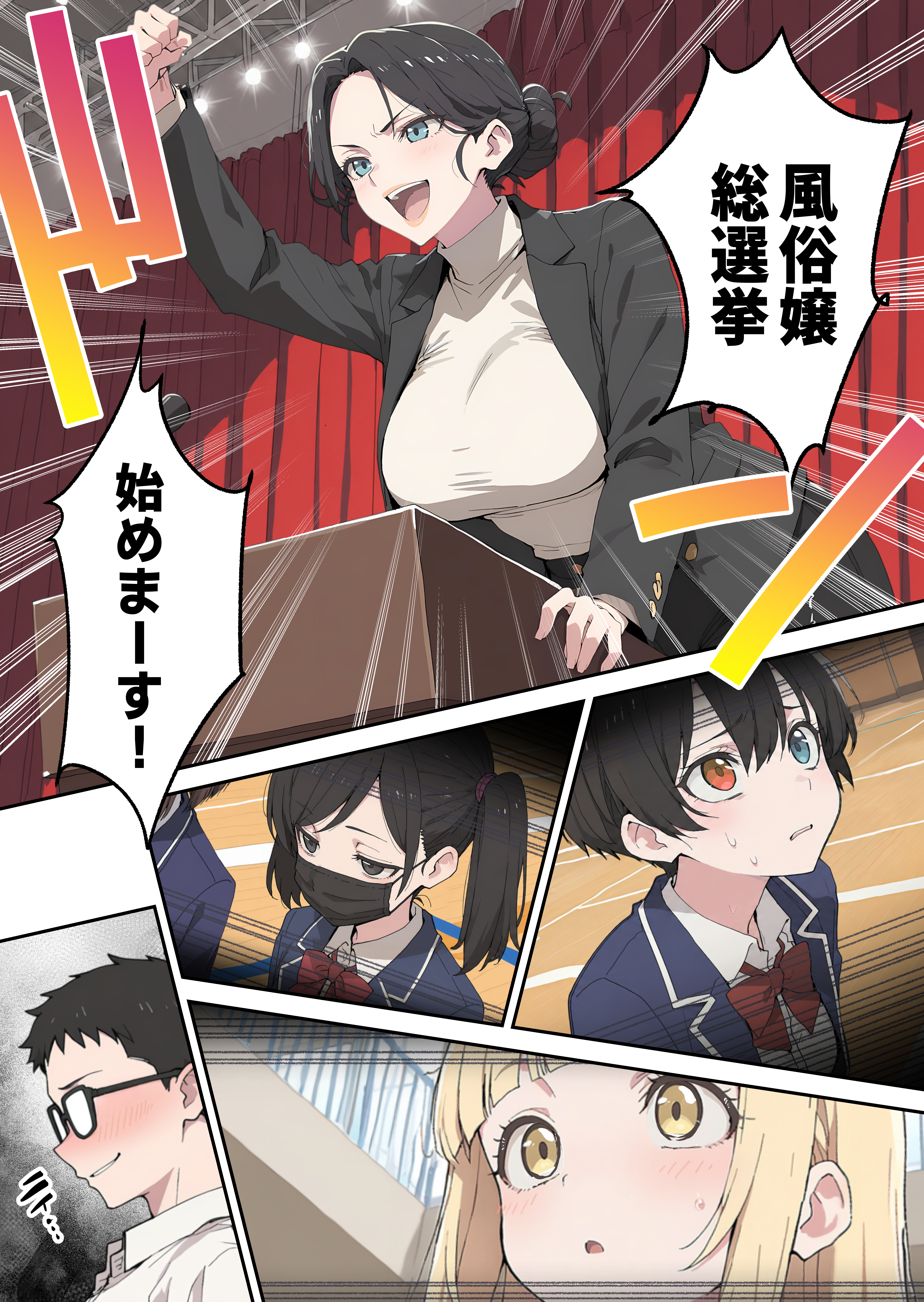 『今日から必修科目に’風俗’が追加されまーす 2』本日配信開始♡ (1/8)