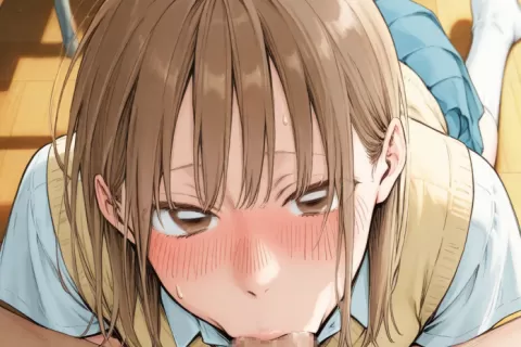 【画像】千夏先輩のガチできもちよさそうなフェラ♥