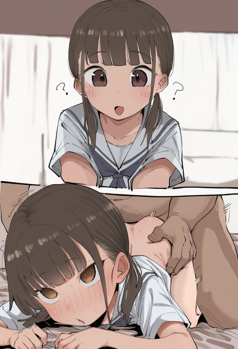 おさげちゃん 即堕ち2コマ (4/12)