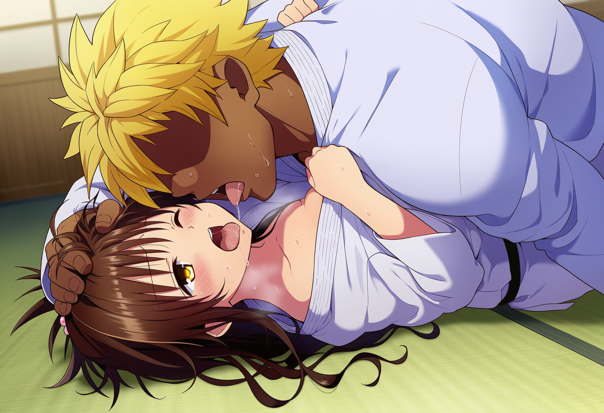 男子と柔道させられる結〇美柑 (7/10)