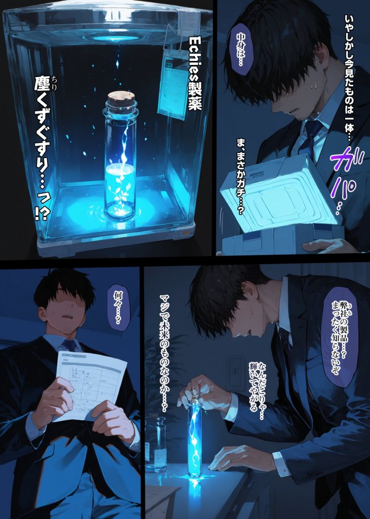 【エロ漫画】認識阻害！未来百貨店から贈られてきた「塵くずぐすり」で誰もボクに気付かない